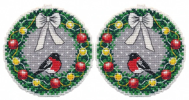 Christmas toy. Wreath S1362