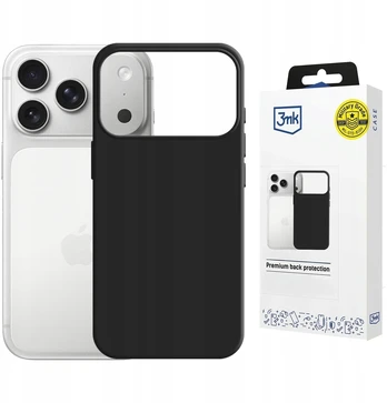 Dėklas 3mk Hardy Mellow MagCase do Apple iPhone 17 Pro Max/ 18 Pro Max juoda