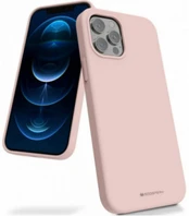 Dėklas Mercury Silicone Case Apple iPhone 15 Plus rožinio smėlio