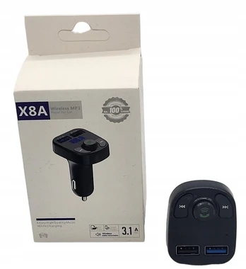 Galingas automobilinis įkroviklis fm siųstuvas 2xusb