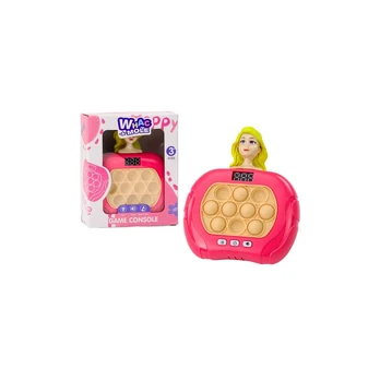 Lean Toys Pop-It Wac A Mole Doll Lights Sounds Rožinė Game