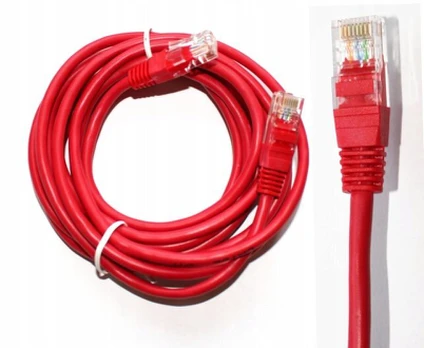 Tinklo kabelis Utp Patchcord 3m raudonas