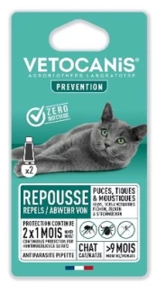 Vetocanis atbaidantis užlašinamas tirpalas katėms 2x1,2ml kaina