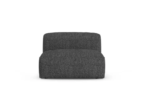 Boucle Modul Armless, "Martina", 1 Seat, 120x90x75, Anthracite