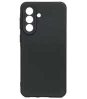 Juodas dėklas Samsung Galaxy A57 telefonui "Silicone Case"