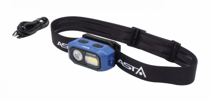 Prožektorius ant galvos COB-LED 480lm įkraunamas