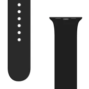 Apyrankė Silicone Strap APS Watch Band 8/7/6/5/4/3/2 / SE (45/44 / 42mm) Juoda kaina