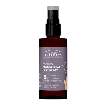 GREEN PHARMACY COOLING pėdų purškiklis, 150 ml