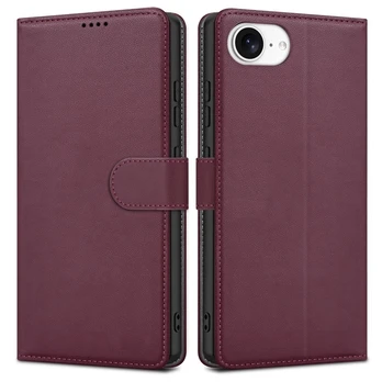 Dėklas Fancy Wallet Samsung A366 A36 5G tamsiai raudonas