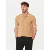 Boss Polo marškinėliai Parlay 190 50494697 Smėlio Regular Fit