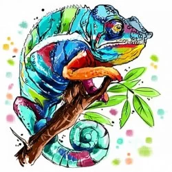 Deimantinis paveikslas Chameleon WD2514