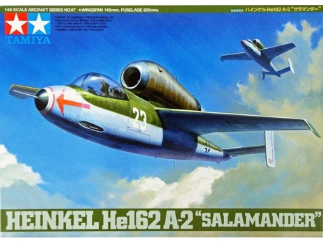 Tamiya - Heinkel He162 A-2 "Salamander", 1/48, 61097