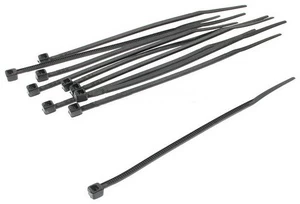 Tvirtinimo dirželis InLine, 100 x 2.5 mm, 100 vnt., juoda