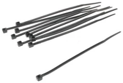 Tvirtinimo dirželis InLine, 100 x 2.5 mm, 100 vnt., juoda kaina