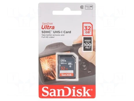 Memory card | Ultra | SDHC | R: 100MB/s | Class 10 UHS U1 | 32GB