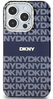 Dėklas DKNY PC/TPU Repeat Pattern Tonal Stripe Magsafe Case for iPhone 13 Pro Mėlyna kaina