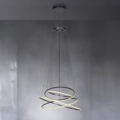 LED pakabinama lempa PURE E-Flying Rings, mistinė pilka, Ø110 cm, CCT