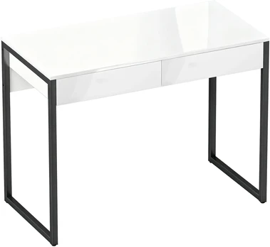 Rašomasis stalas su 2 stalčiais, 100 × 50 × 75 cm