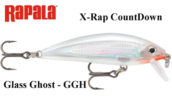 Rapala vobleris X-Rap CountDown XRCD Glass Ghost GGH 7 cm