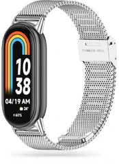 Tech Protect Xiaomi Smart Band 8 / 8 NFC dirželis - sidabrinis kaina