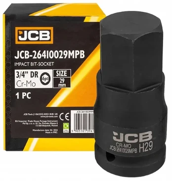 JCB Impact antgalio lizdas 3/4" 29 mm (6 taškai)
