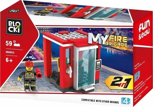 Konstruktorius Blocki My Fire Brigade 2in1 KB0853, plastikas