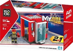 Konstruktorius Blocki My Fire Brigade 2in1 KB0853, plastikas kaina