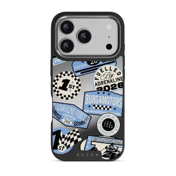 Finish Line - iPhone 17 Pro Case, Elite Mirror Dark (MagSafe) / Gunmetal