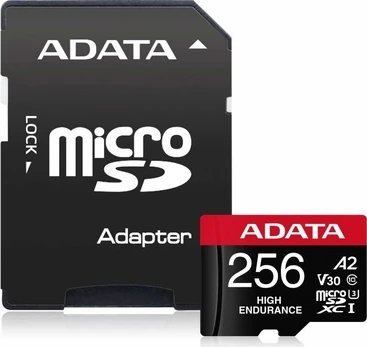 Atminties kortelė Adata AUSDX256GUI3V30SHA2-RA1, 256 GB, 100 Mb/s - 85 Mb/s