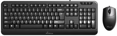 MediaRange Klaviatūra+Maus USB 2.0 juodas QWERTY