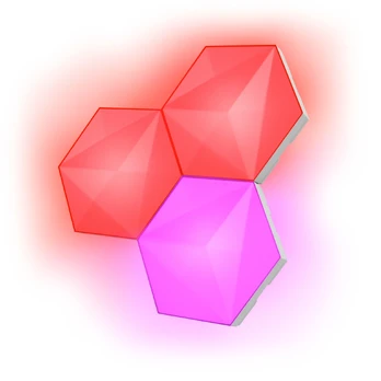 Trust Panele dodatkowe gxt903 vybz led hexagon 3 sztuki