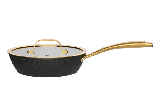 Maku troškintuvas Eclipse, juodas/auksinis, 2.2 L, 24 cm