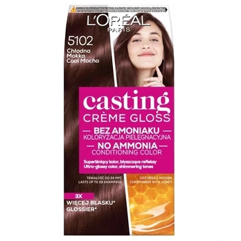 Plaukų dažai L'Oreal Casting Creme Gloss 5102 Cool Mocha