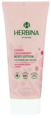 Kūno losjonas Herbina Caring Lingonberry, 200 ml