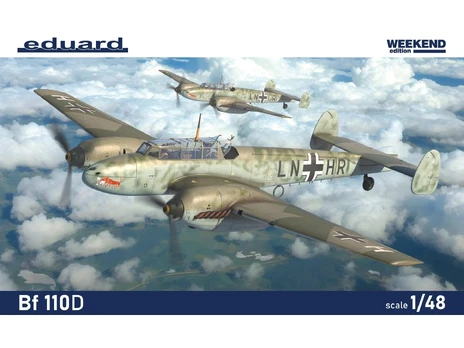 Messerschmitt Bf 110D plastikinis lėktuvo modelis 1/48 Weekend Edition