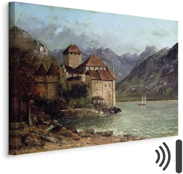 Artgeist Paveikslas - Gustave Courbet -Chillon Castle