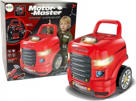 Žaislinis meistro įrankių rinkinys LEAN Toys Motor Master Engine Workshop 9438