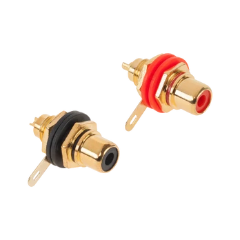Cabletech RCA lizdas auksinis hq
