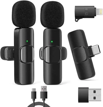 Dėklas RealPower HS-1,Wireless Microphone,2 Mikrofone,1 Empfänger