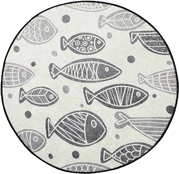 Foutastic Vonios kilimėlis Fish DJT - Baltas (100) kaina