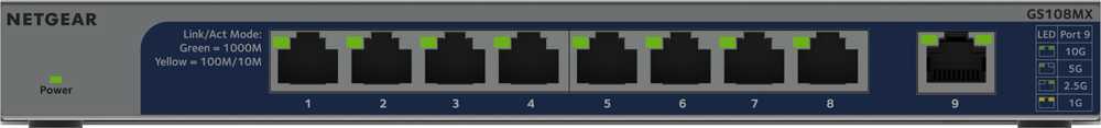 NETGEAR Switch 8x GE GS108MX unmanaged