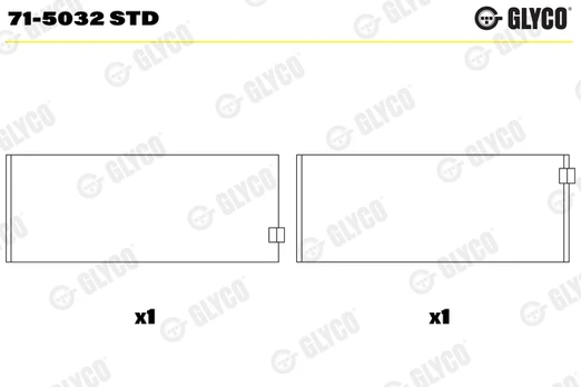 Veleno guoliai, įdėklai 71-5032 STD