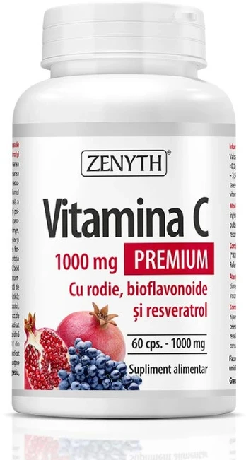 ZENYTH Vitamin C 1000 mg Premium kapsulės N60