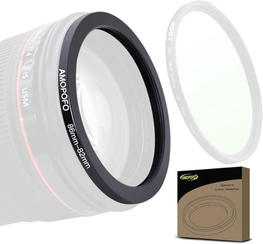 Filtras Adapteris žiedas 86 mm - 82 mm, objektyvo sriegiui