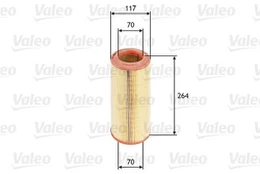 Oro filtras VALEO 585626 kaina