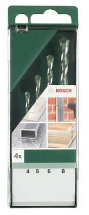 Universalių grąžtų rinkinys BOSCH, 4-5-6-8 mm