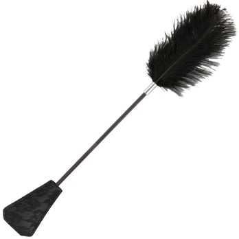 BLACK LOVE Plunksnų Botagas 56cm
