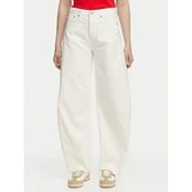 Tommy Jeans Džinsai DW0DW22662 Balta Barrel Fit