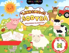 Linksmoji sodyba. Spalvinimo bloknotas (su lipdukais) kaina