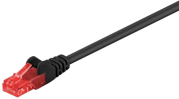Goobay Kabelis LAN Patchcord CAT 6 U/UTP Juodas 3m